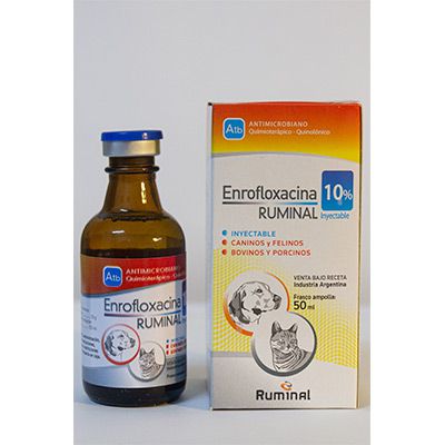 Enrofloxacina 10% Solución Inyectable